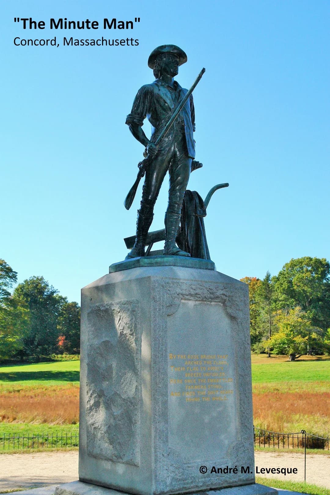 What was the "shot heard round the world"?